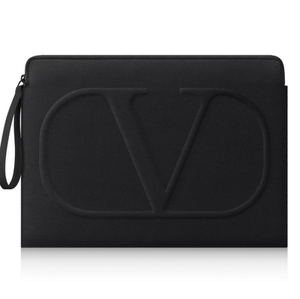 NEW Valentino Beauty Laptop Pouch/bag/ Case - Black